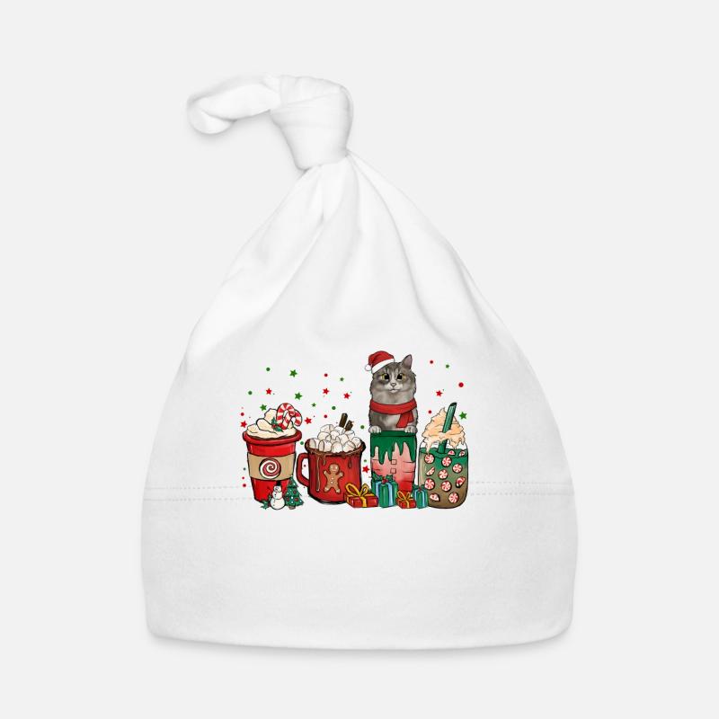 Scottish Fold Kaffeetassen Santa Cat Baby Bio-Mütze