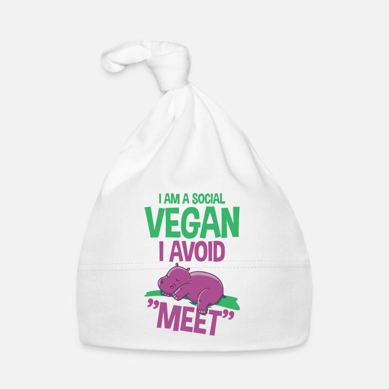 Je suis un végétalien social que j’évite Meet 2 Bonnet bio Bébé