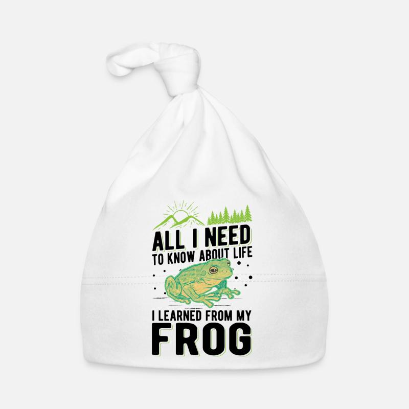 Frosch Laubfrosch Baumsteigerfrosch Baby Bio-Mütze