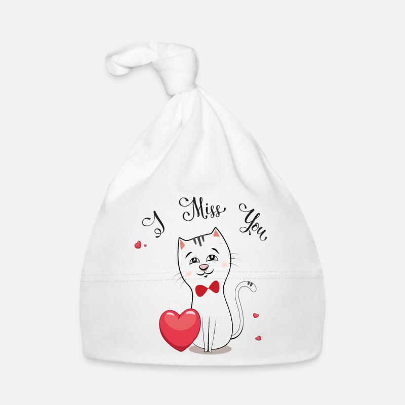 Tu me manques Bonnet bio Bébé