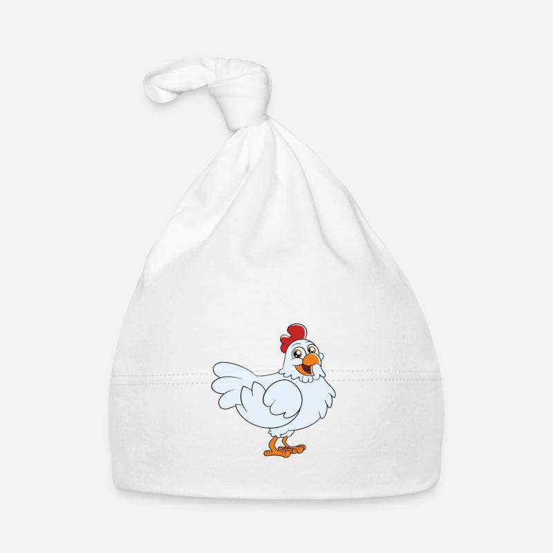 Drôle de poulet disant poulet Bonnet bio Bébé