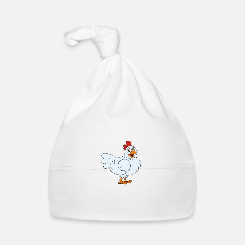 Drôle de poulet disant poulet Bonnet bio Bébé
