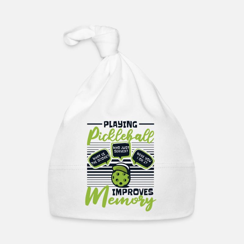 Playing Pickleball Improves Memory Pickleballfan Organic Baby Cap