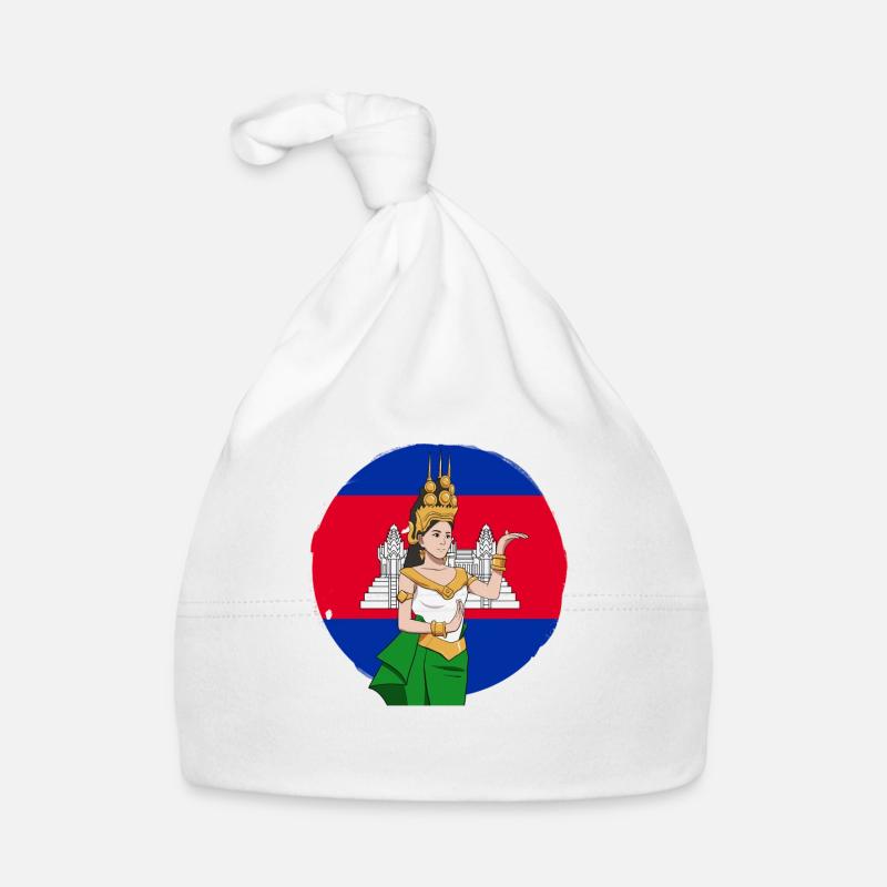 Cambodia Tradition Dance Khmer Apsara I Gift Organic Baby Cap