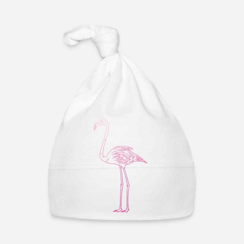 Flamingo stilvolles Geschenk Baby Bio-Mütze