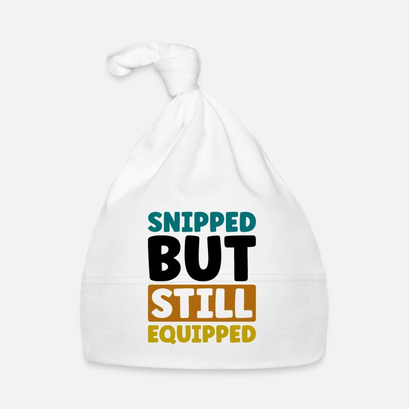 Snipped but still Equipped Baby Bio-Mütze
