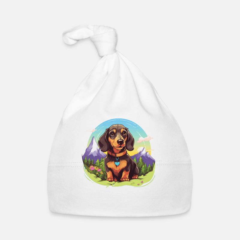 Alpenländische Dachsbracke Baby Bio-Mütze