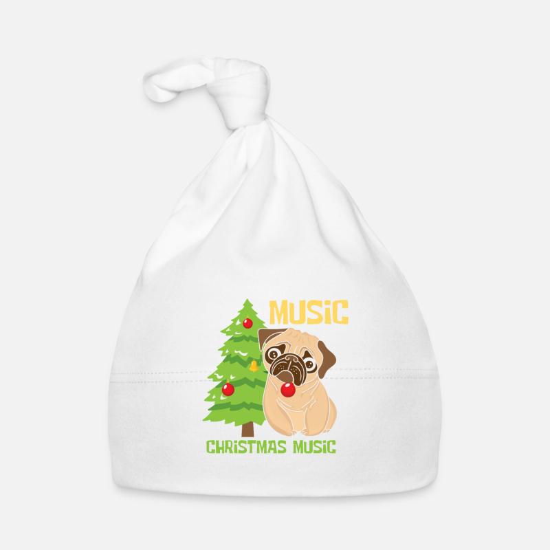 Musique de Noël partout Bonnet bio Bébé