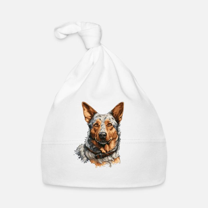 Hund Australian Cattle Dog Baby Bio-Mütze