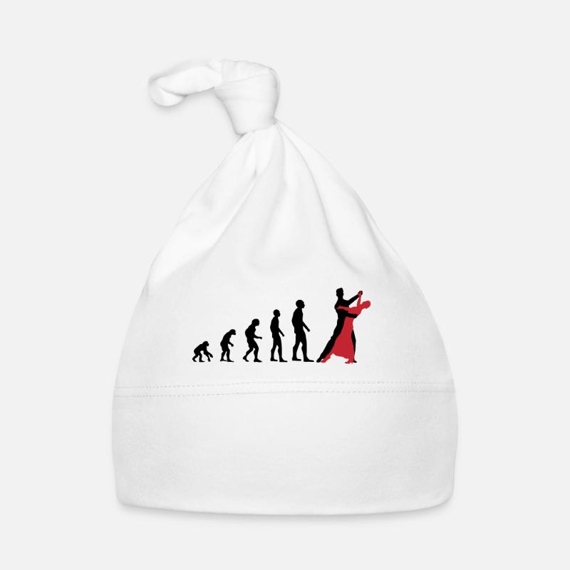 Evolution Dance Couple: From Monkey to Elegance Gift Organic Baby Cap