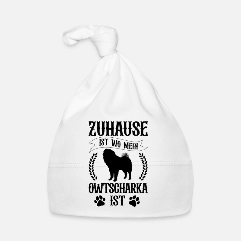 Ovcharka abrite un berger du Caucase Bonnet bio Bébé