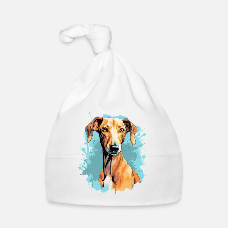 Hund Azawakh Baby Bio-Mütze