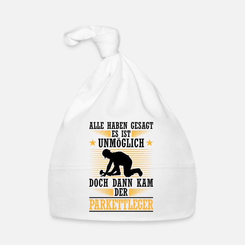Dann kam der Parkettleger Bodenleger Baby Bio-Mütze
