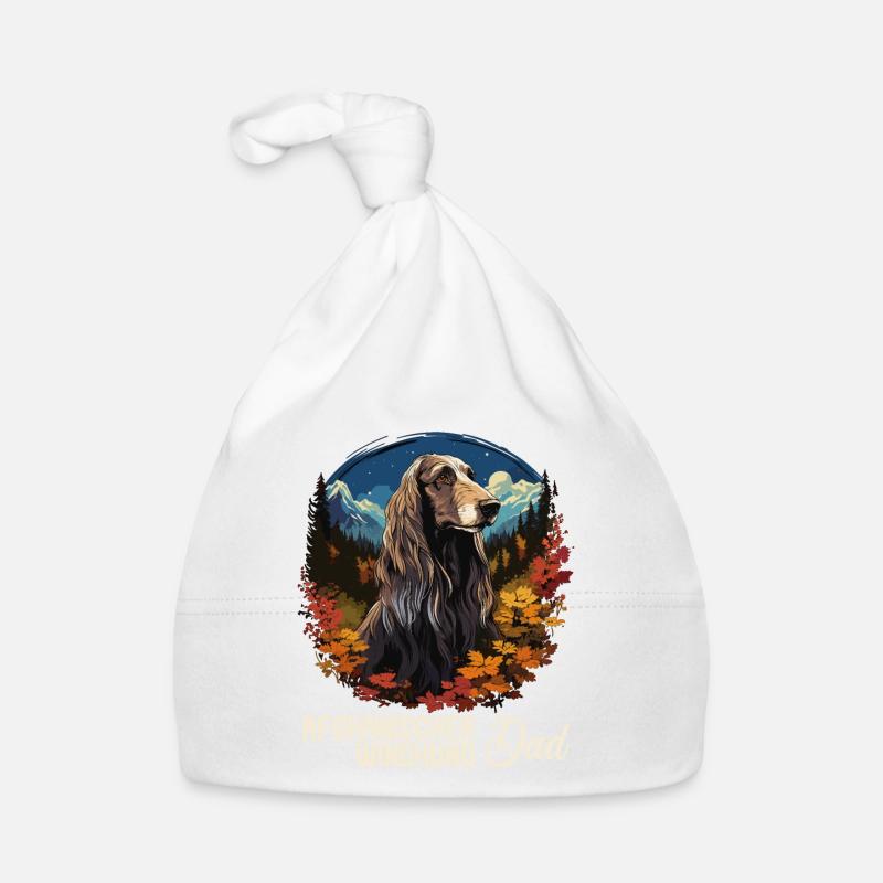 Hund Afghanischer Windhund Baby Bio-Mütze