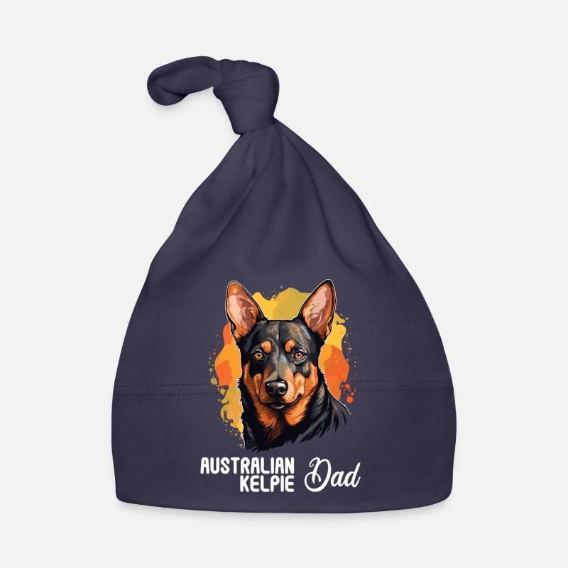Dog Australian Kelpie Organic Baby Cap