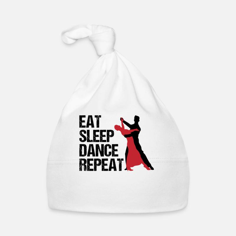 Mantra de répétition Manger, dormir, danser Bonnet bio Bébé