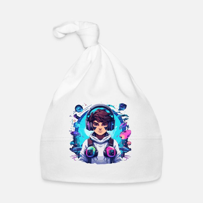 Le jeu est ma vie Bonnet bio Bébé