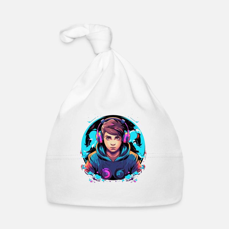 Le jeu est ma vie Bonnet bio Bébé