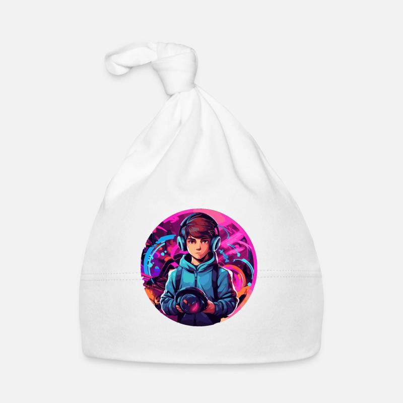 Le jeu est ma vie Bonnet bio Bébé