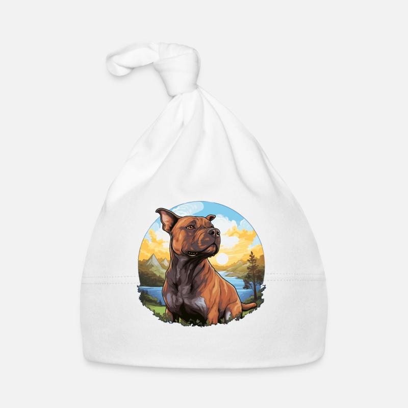 Chien Pitbull américain Bonnet bio Bébé
