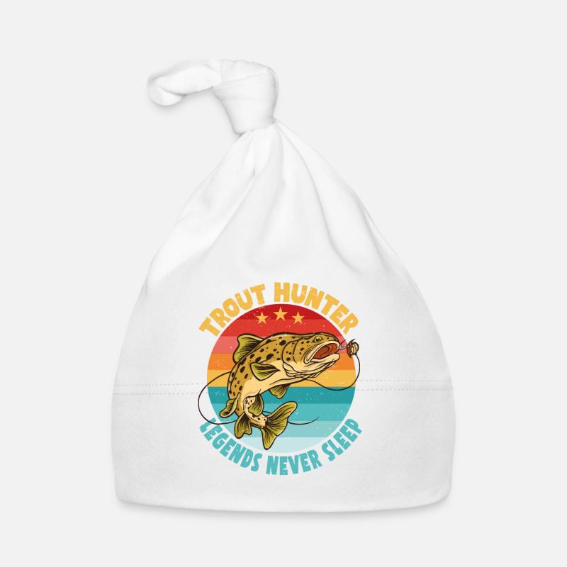 Pêche, Truite, Saumon, Pêcheur, Pêcheur, Perche Bonnet bio Bébé