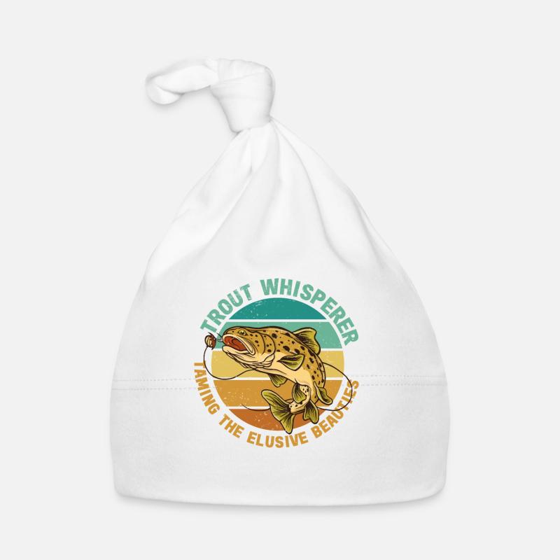 Pêche, Truite, Saumon, Pêcheur, Pêcheur, Perche Bonnet bio Bébé