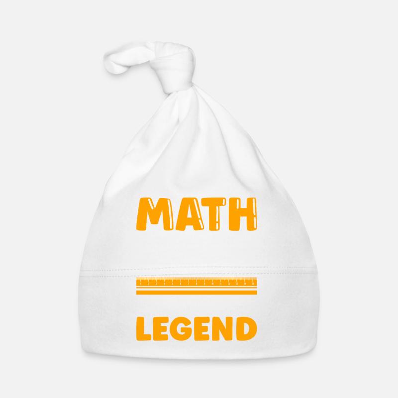 math teacher saying mathematician Organic Baby Cap