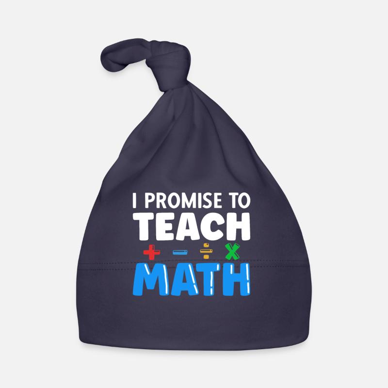 math teacher saying mathematician Organic Baby Cap