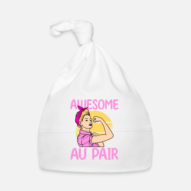 Au Pair Mädchen Kindergarten Nanny Baby Bio-Mütze