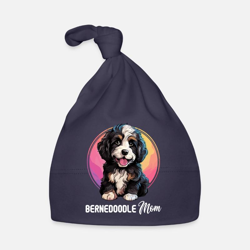 Hund Bernedoodle Baby Bio-Mütze