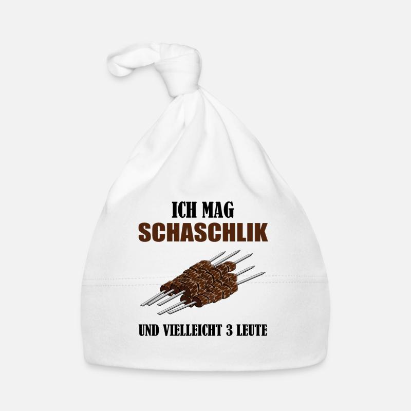 Schaschlik Introvertiert Humor Statement Geschenk Baby Bio-Mütze