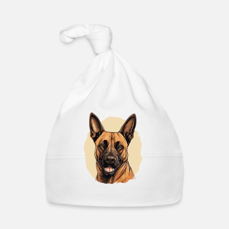 Hund Belgischer Schäferhund Baby Bio-Mütze