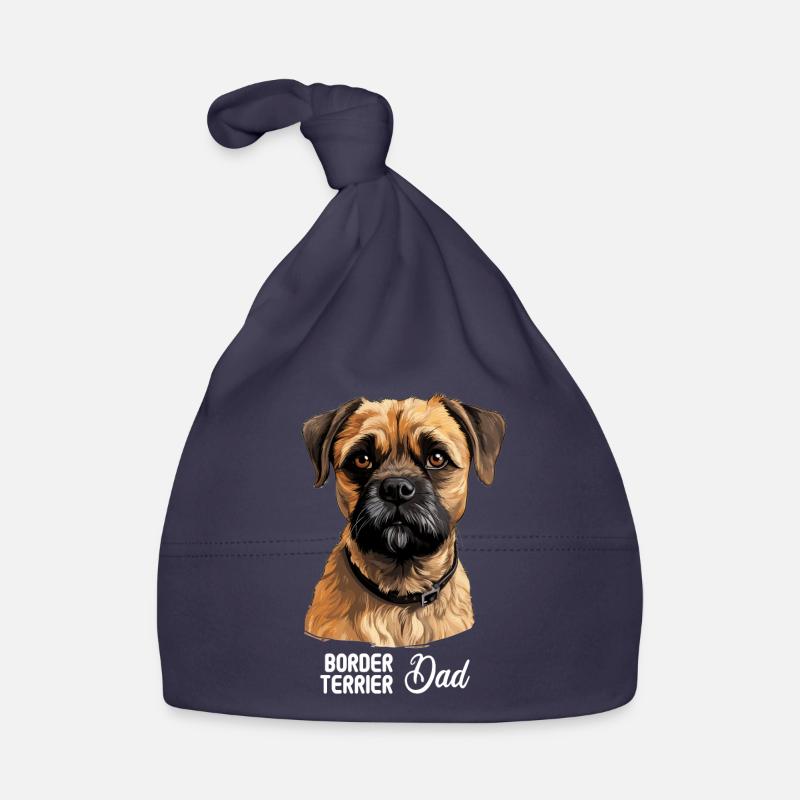 Chien Border Terrier Bonnet bio Bébé