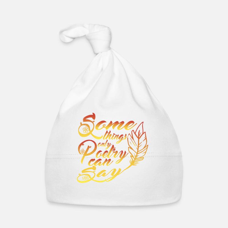 Some Things Only Poetry Can Say 2 Organic Baby Cap