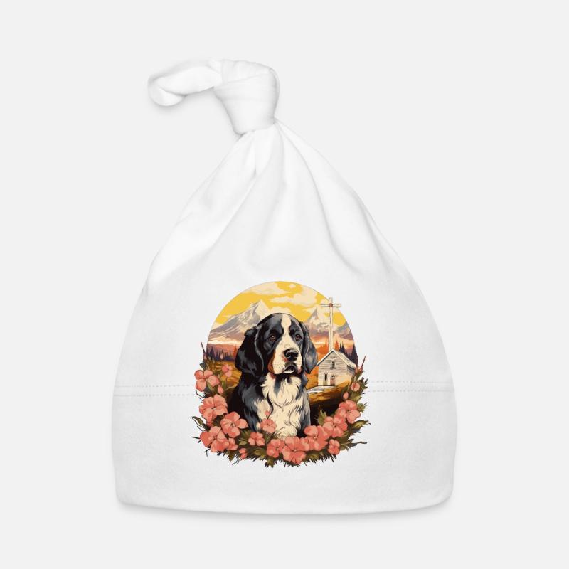 Chien Saint-Bernard Bonnet bio Bébé
