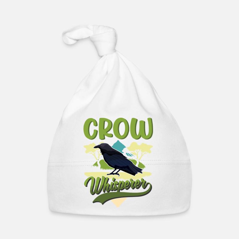 Chuchoteurs de corbeaux Corbeau Crow Crow éleveur de corbeaux Bonnet bio Bébé
