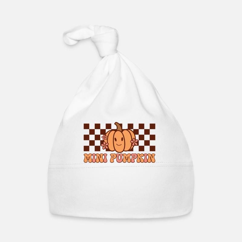 Klein Pumpkin - Lustig Retro Thanksgiving Thankful Baby Bio-Mütze