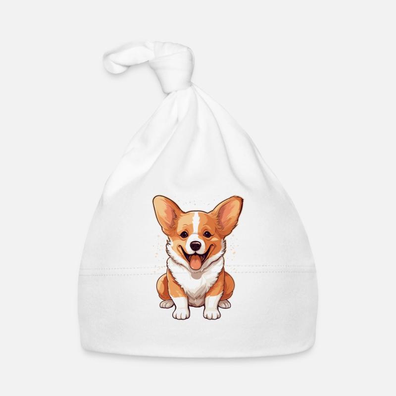 Hund Corgi Baby Bio-Mütze