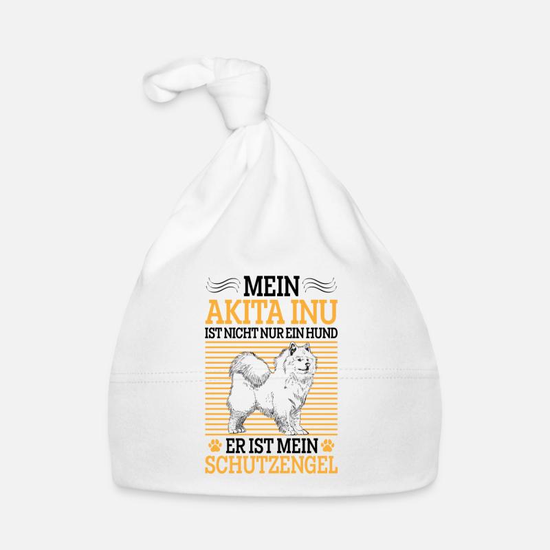 Samojede nicht nur ein Hund Samojedenspitz Baby Bio-Mütze