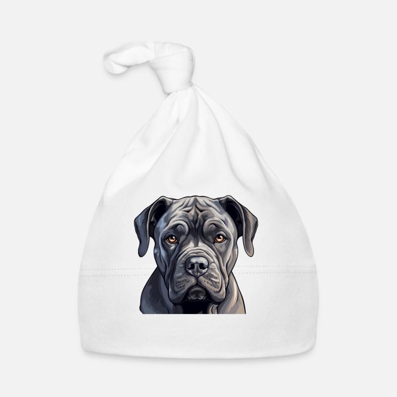 Hund Cane Corso Baby Bio-Mütze