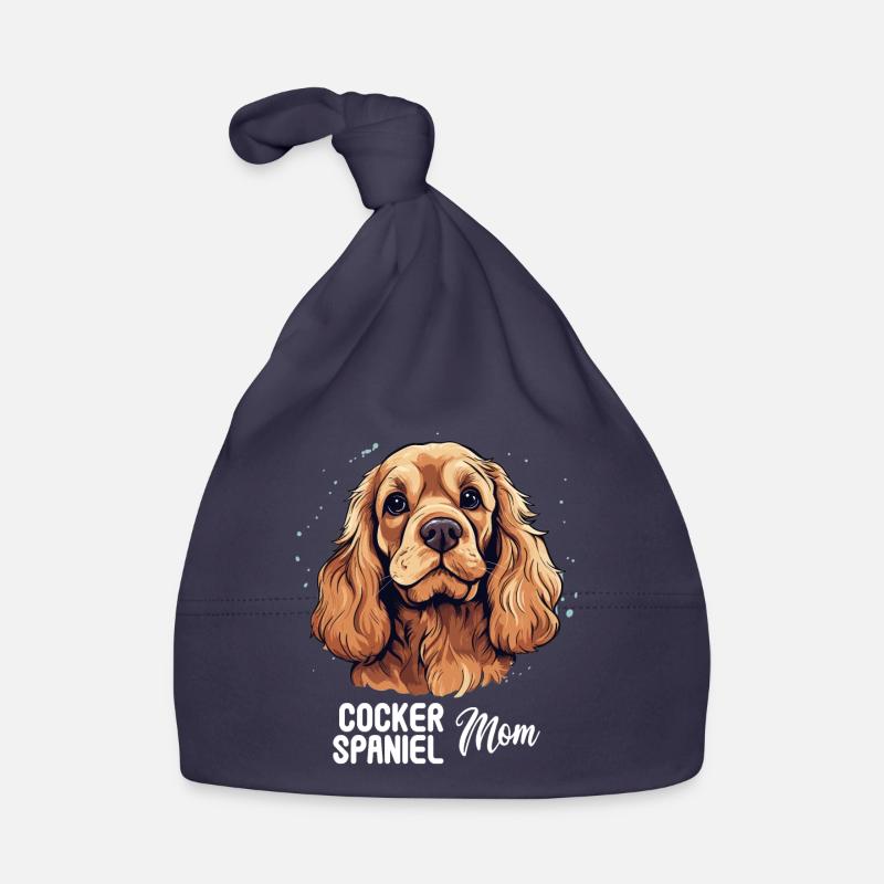 Dog Cocker Spaniel Organic Baby Cap