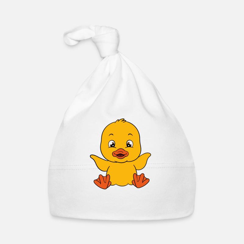 Funny Duck Cute Ducks Organic Baby Cap