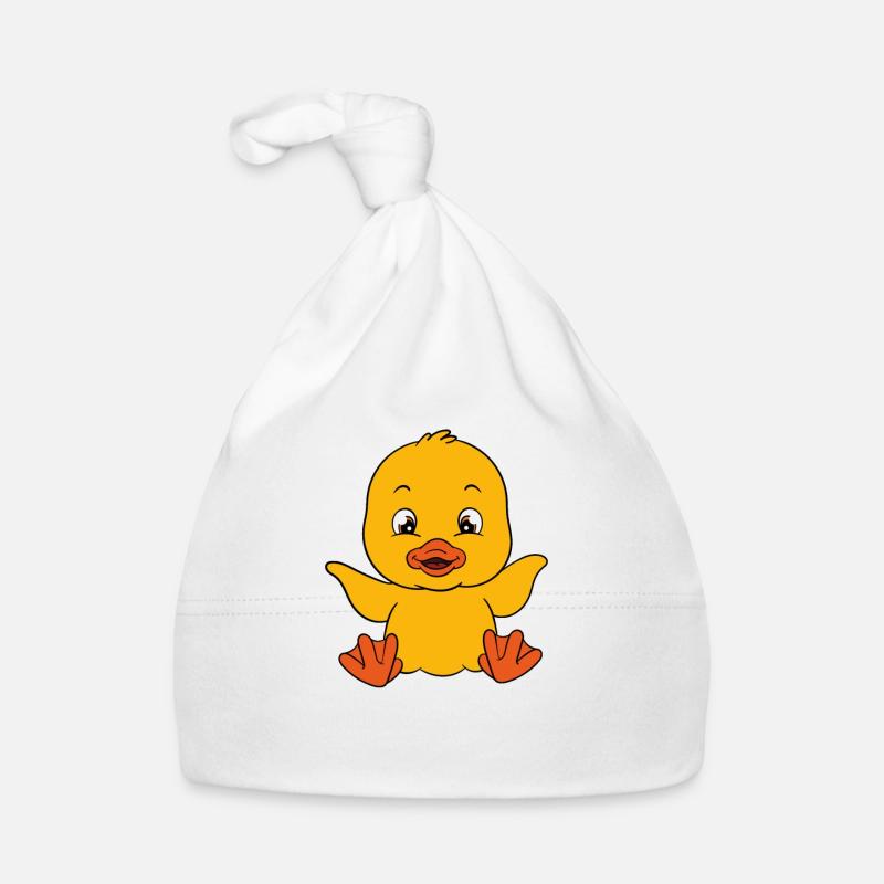 Funny Duck Cute Ducks Organic Baby Cap