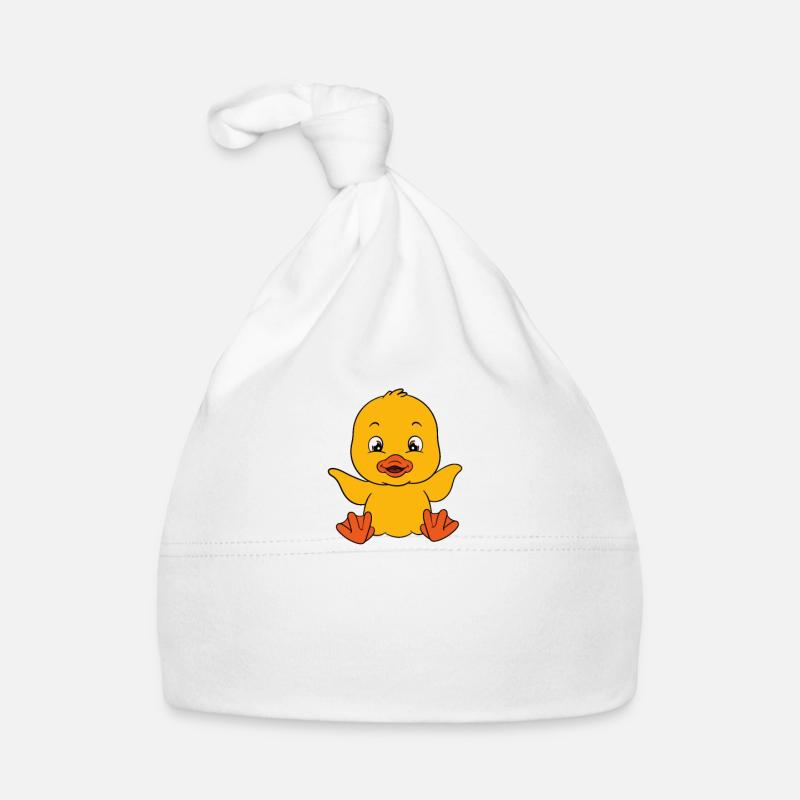 Funny Duck Cute Ducks Organic Baby Cap