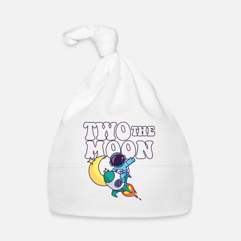2nd Birthday Party Theme Outer Space Two The Moon Baby Bio-Mütze
