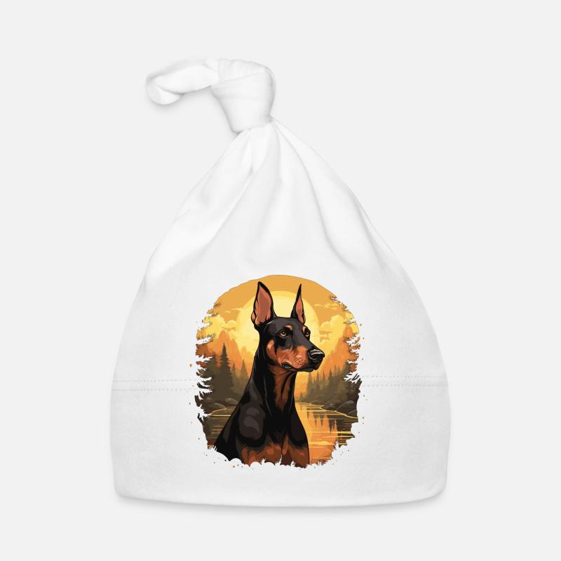 Chien Doberman Bonnet bio Bébé