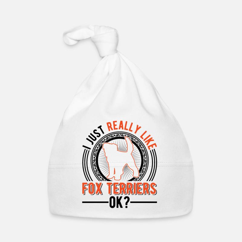 J’aime juste les fox-terriers Bonnet bio Bébé