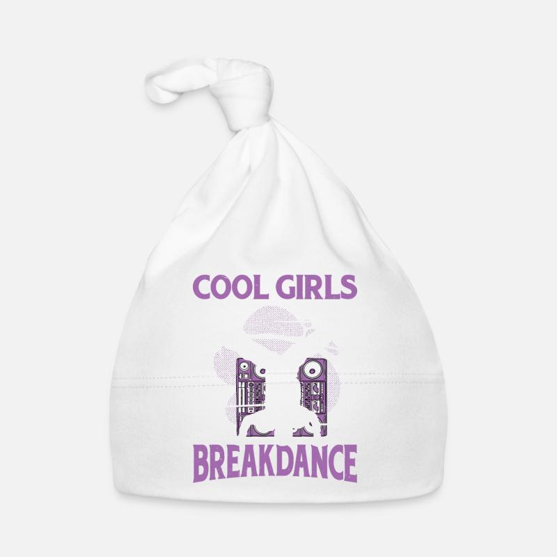 Les filles cool font du breakdance Bonnet bio Bébé