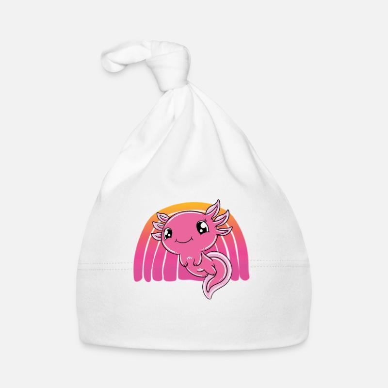 Axolotl mignon Axolotl drôle Bonnet bio Bébé