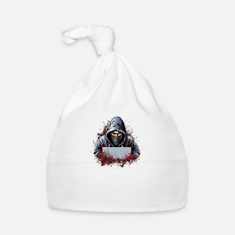 Ethical Hacker Pride: Cyber Security Ninja Organic Baby Cap